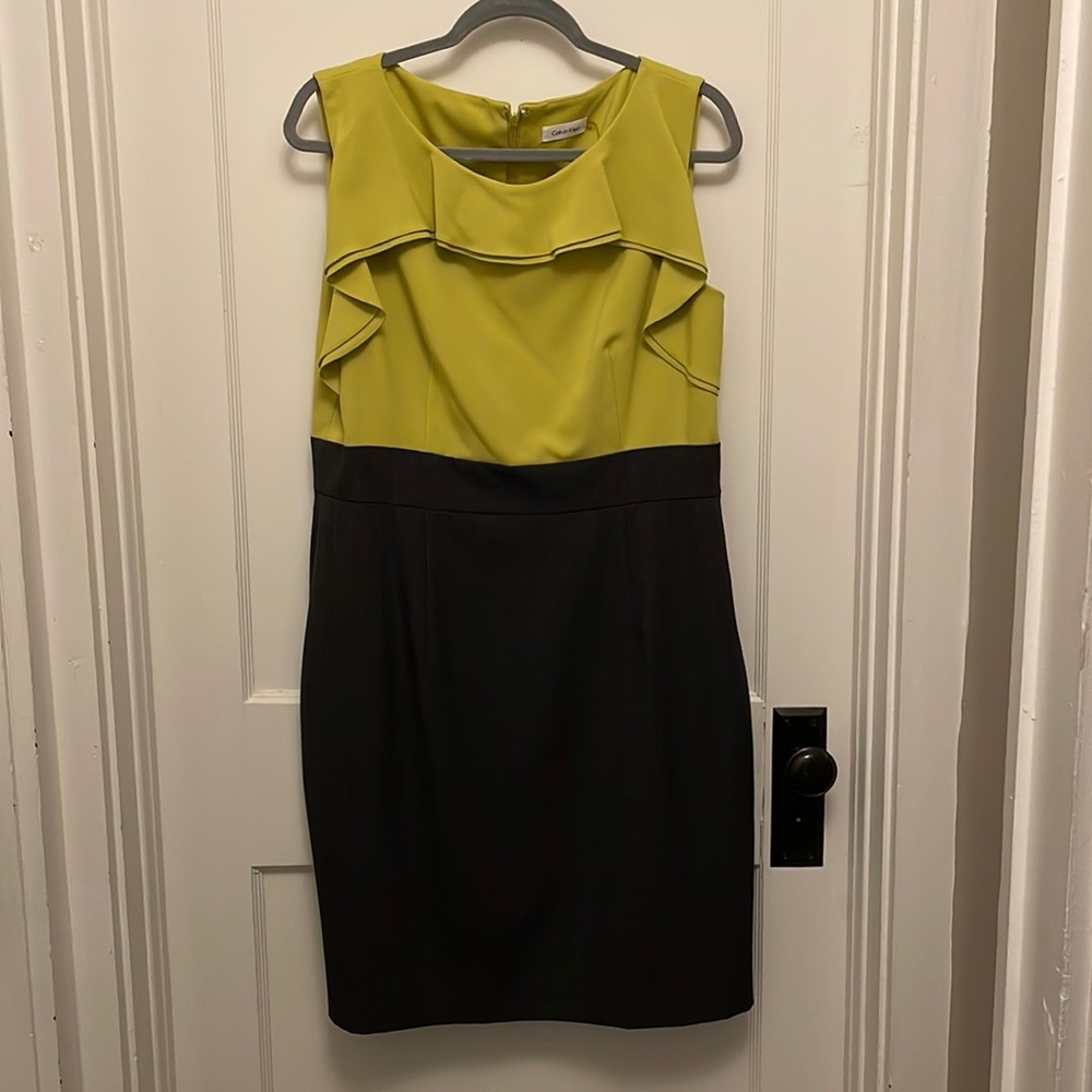 Calvin Klein empire dress.